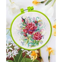 Abris Art Spring Roses Counted Cross Stitch Kit