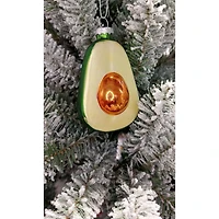 Wizardi 11.81" Christmas Avocado Glass Ornament