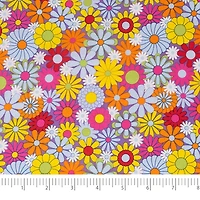 SINGER Packed Retro Floral Cotton Fabric