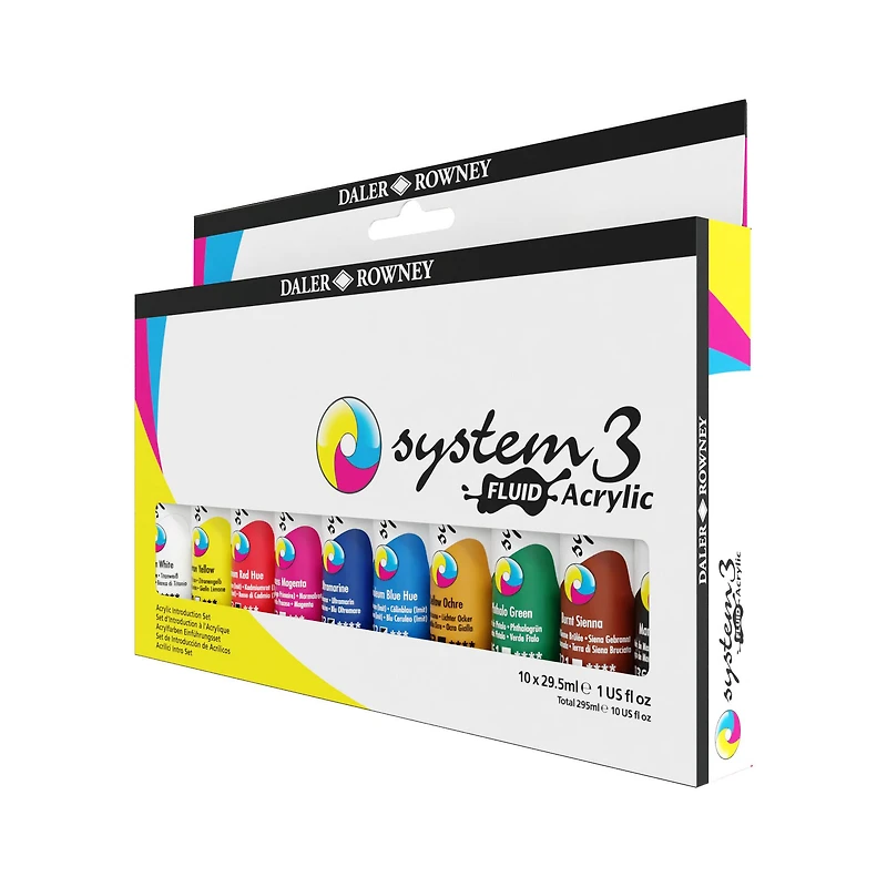 Daler-Rowney® System3 Fluid Acrylic Introduction Set