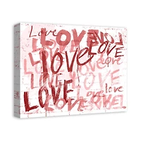 Love Graffiti Canvas Wall Art