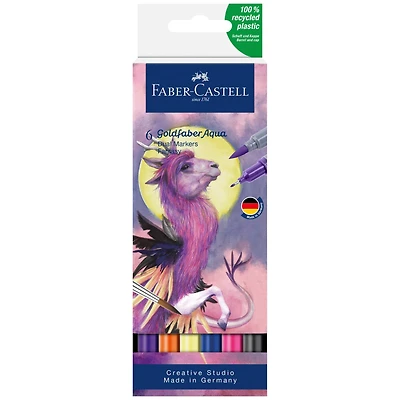 Goldfaber Fantasy Dual Ended Aqua Marker, 6ct.