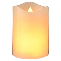 12 Pack: 3" x 4" LED Flame Pillar Candle by Ashland®