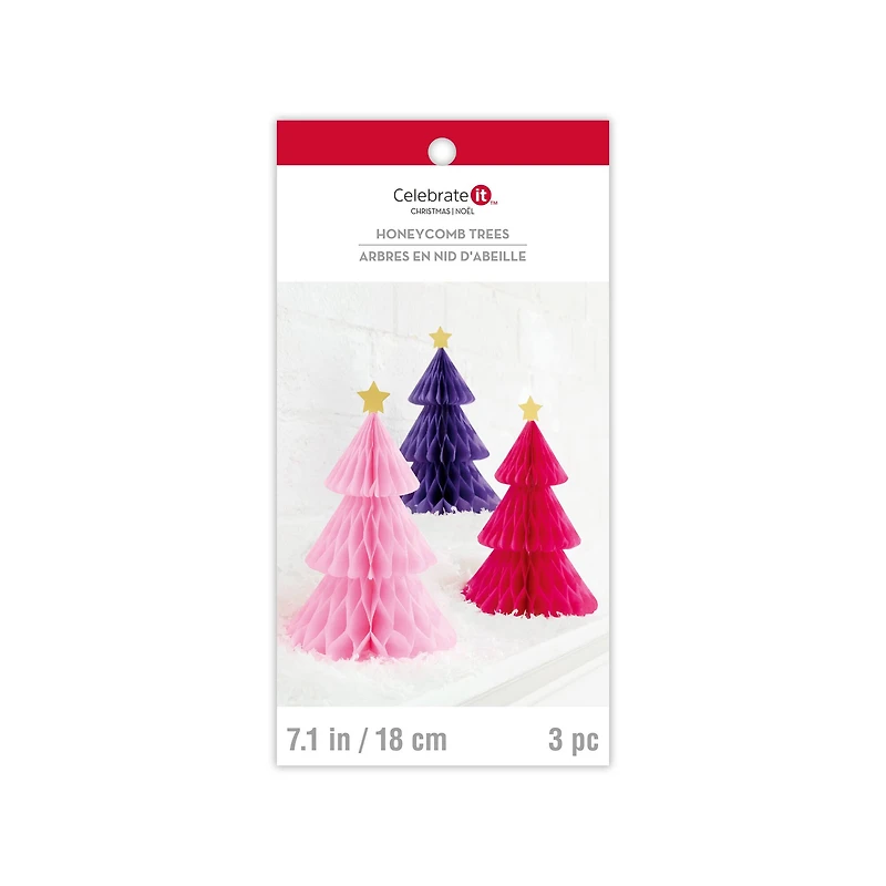 Pink & Purple Honeycomb Tree Kit by Celebrate It™