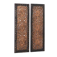 36" Brown Traditional Wall Décor Set