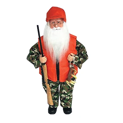 Santa's Workshop 15" Deer Hunter Claus