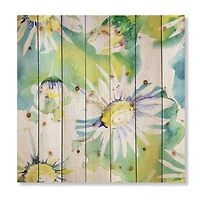 Designart - Daisy Flowers Aquarelle Impression II