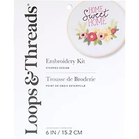 Home Sweet Home Embroidery Kit by Loops & Threads®