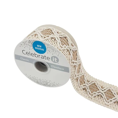 12 Pack: 1.625" x 3yd. Zigzag Trim Ribbon by Celebrate It®