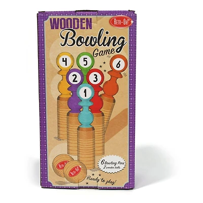 Fun2Give® Retr-Oh!™ Wooden Bowling Game