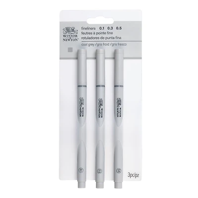 Winsor & Newton® 3 Cool Grey Fineliner Set