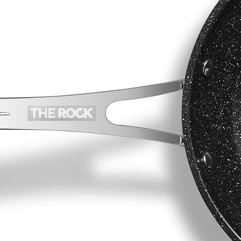 The Rock® by Starfrit® 12" Stainless Steel Nonstick Fry Pan with Stainless Steel Handle