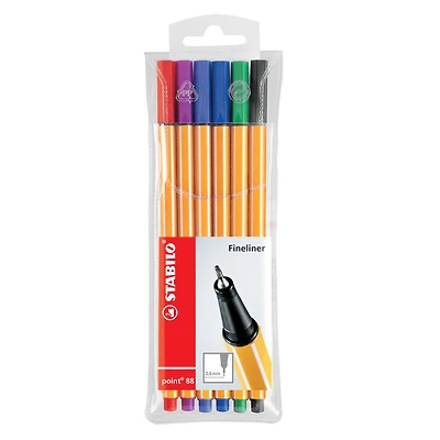 Stabilo® Point 88 6 Color Pen Set