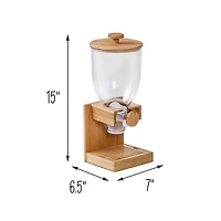 Natural Bamboo Cereal Dispenser