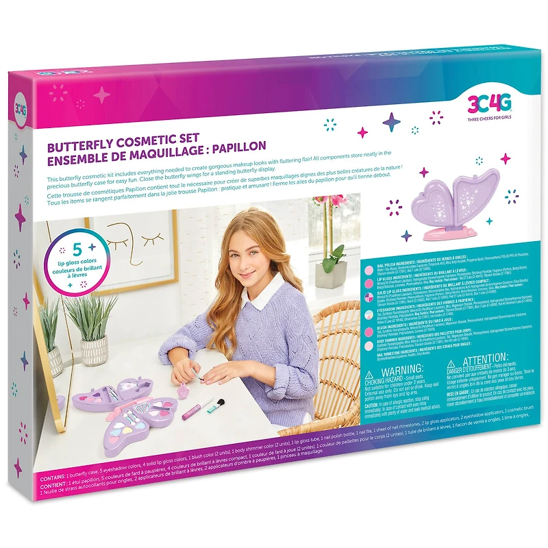 Make It Real™ 3C4G® Butterfly Cosmetic Set