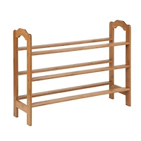 Honey Can Do 3-Shelf Bamboo Shoe Rack