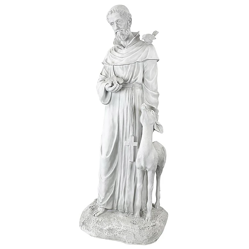 Design Toscano 3ft. Saint Francis of Assisi Patron Saint of Animals Garden Statue