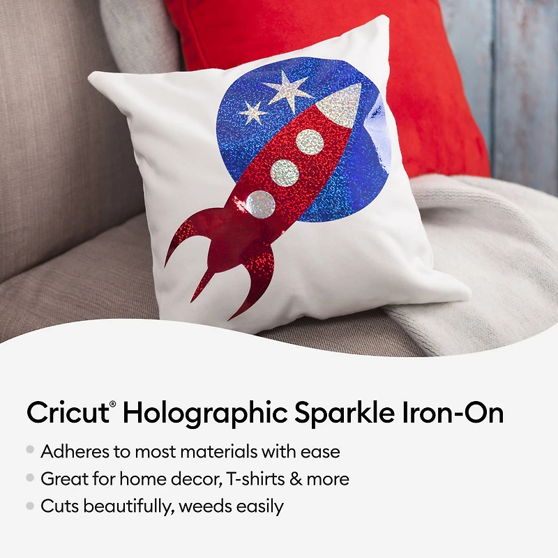 Cricut® Holographic Sparkle Iron-On Sampler, Ultimate