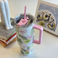 40oz. Flamingo Toss Stainless Steel Insulated Tumbler by Celebrate It™