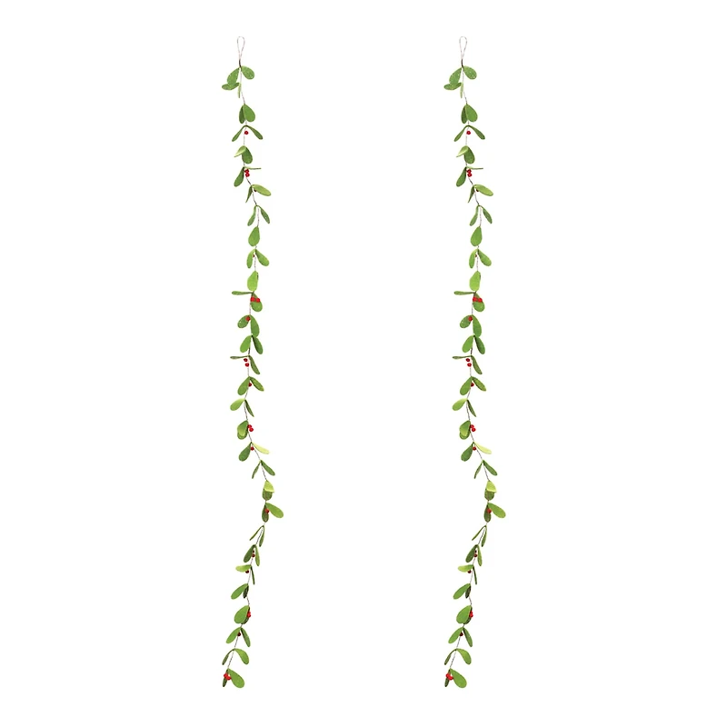 6ft. Mistletoe String Garlands, 2ct.