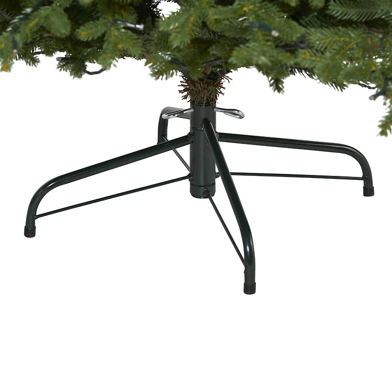 6ft. Pre-Lit Wyoming Spruce Artificial Christmas Tree with Clear LED Lights