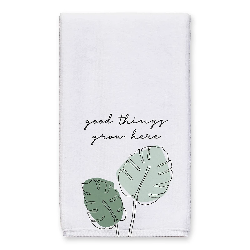 Sketch Monstera Lines Tea Towel Set