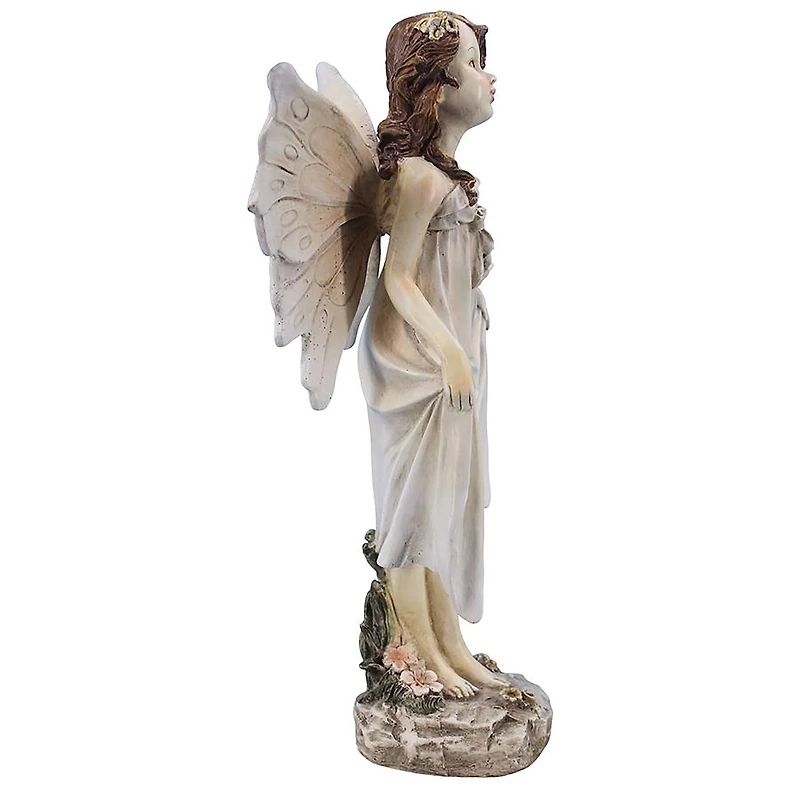 Design Toscano 13.5" Wildflower Meadows Fairies Calla Garden Statue