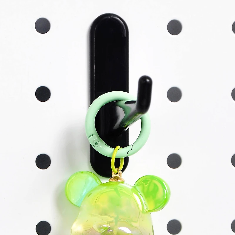 Long Black Pegboard Hooks, 5ct. by Simply Tidy®