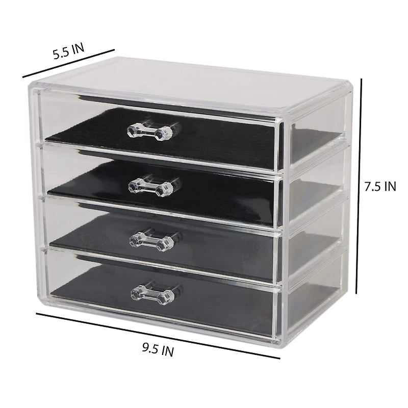 Simplify 4-Tier Cosmetic & Jewelry Chest