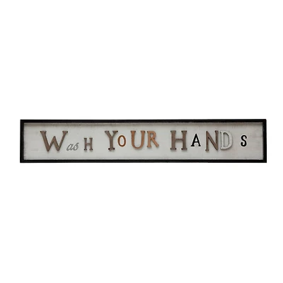 Hello Honey® Wash Your Hands Wall Décor Sign
