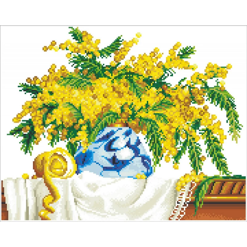 Diamond Dotz® Intermediate Native Wattle Diamond Painting Kit