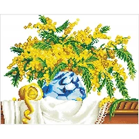 Diamond Dotz® Intermediate Native Wattle Diamond Painting Kit