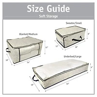 DII® Damask Blanket Soft Storage Cube, 2ct.