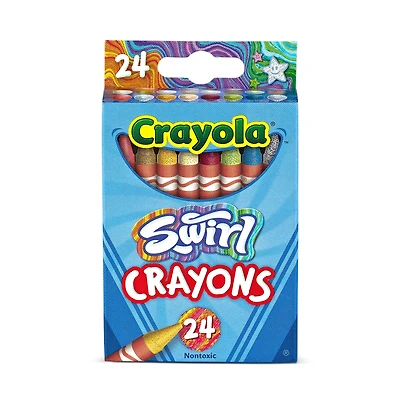 Crayola® 24 Color Swirl Crayons