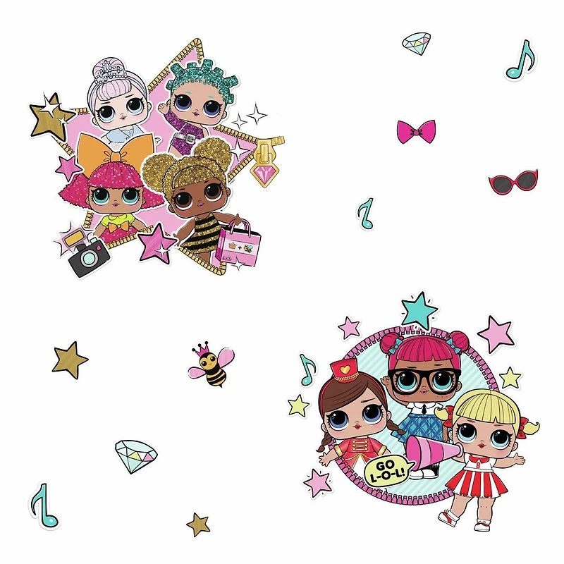 RoomMates Lol Surprise! Peel & Stick Giant Wall Decals