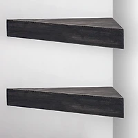 Floating Corner Shelves Set