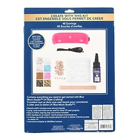 Blue Moon Studio™ UV Resin Craft Hoop Earring Starter Kit