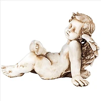 Design Toscano 11" Pause for Repose Garden Angel Statue