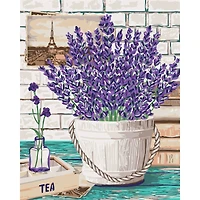 Crafting Spark Lavender Aroma Painting by Numbers Kit