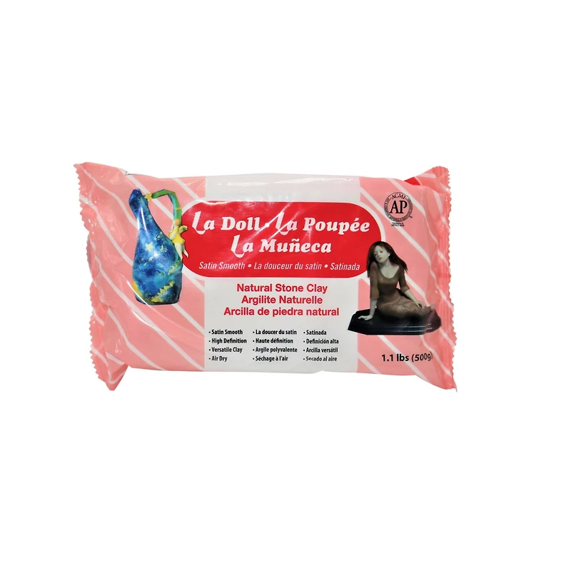 Activa® La Doll Satin Smooth Natural Air Dry Stone Clay