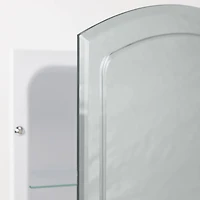 Head West Beveled Arched 16" x 30" Recessed Medicine Cabinet Accent Vanity Mirror