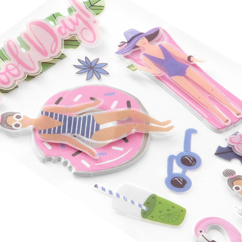 Pool Days Dimensional Stickers by Recollections™