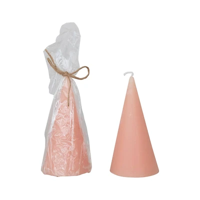 Hello Honey® 5" Pink Unscented Tree Shaped Candle