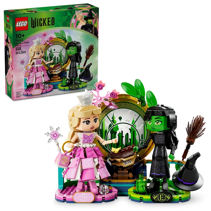 LEGO® Wicked Elphaba & Glinda Figures Fantasy Toy Construction Playset 75682