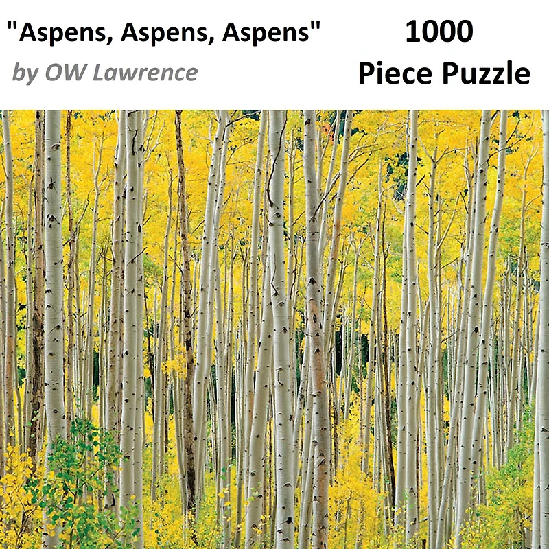 Hart Puzzles Aspens, Aspens, Aspens 1000 Piece Puzzle