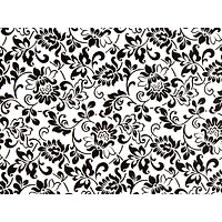 Fablon Black & White Damask Adhesive Film, 2ct.