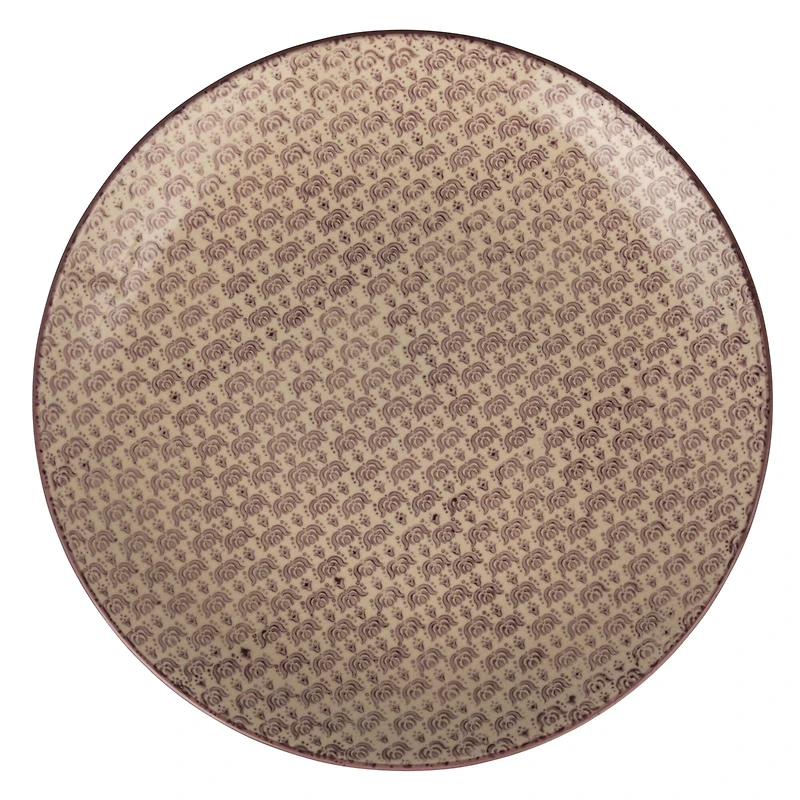 Hello Honey® 10" Blossom Elegance Round Stoneware Plate Set