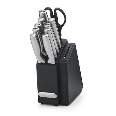 Farberware Edgekeeper 11-Piece Stainless Steel Knife Block Set