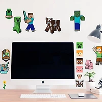 RoomMates Minecraft Characters Peel & Stick Wall Decals