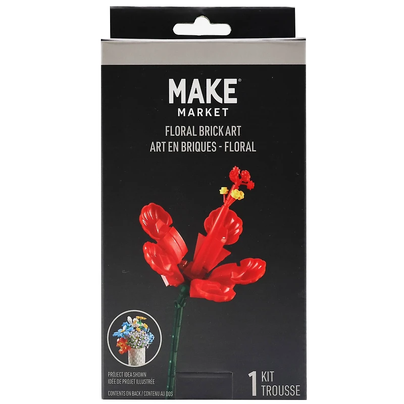 Hibiscus Floral Brick Art Kit by Make Market®